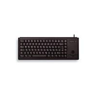 cherry g84 4400 compact ps2 keyboard with integrated trackball black
