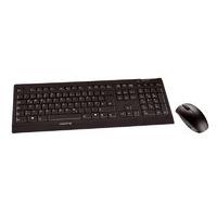 Cherry B.unlimited Aes Wireless Desktop Keyboard And Mouse (black) - Uk