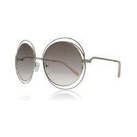 chloe carlina sunglasses gold peach 724 58mm