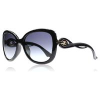 Christian Dior Twisting Sunglasses Shiny Black D28 58mm