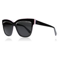 christian dior graphic sunglasses black pink 3895s 55mm