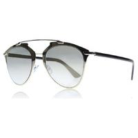 christian dior reflected sunglasses light gold black eei 52mm