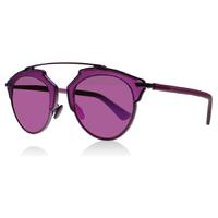 christian dior diorsoreal sunglasses matte violet rmtlz 48mm