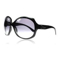 christian dior glossy 1 sunglasses shiny black 584 62mm