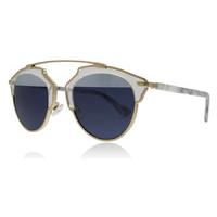Christian Dior So Real Sunglasses Gold Marble 1TL90 48mm