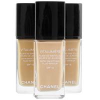 chanel vitalumiere satin smoothing fluid make up spf15 20 clair 30ml