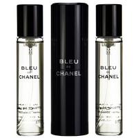 Chanel Bleu de Chanel Eau de Toilette Travel Spray 20ml and Two Refills 20ml