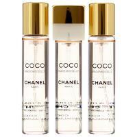 Chanel Coco Mademoiselle Eau de Toilette Twist and Spray 3 x 20ml Refills