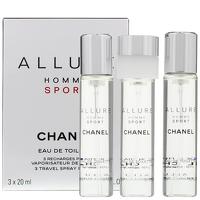 Chanel Allure Homme Sport Eau de Toilette 3 x 20ml Refill