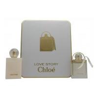 chlo love story gift set 50ml edp 100ml body lotion
