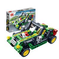 Children \'s Puzzle Assembled Building Blocks Toys Hi - Tech Pull Back Car Racing Model 6962