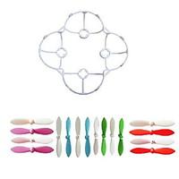 Cheerson CX-10 RC Propeller Guards Spare Part Propellers Parts Accessories RC Helicopters Drones RC Quadcopters Red White Green Blue Pink