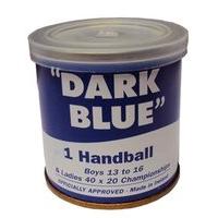 challenger dark blue handballs tin of 1