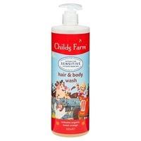 childs farm hair body wash for dirty rascals 500ml