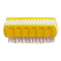 chef aid 9cm plastic double sided nail brushassorted colors