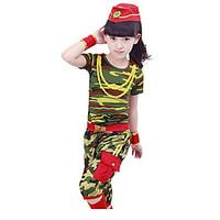 cheerleader costumes outfits kids polyster 6 pieces short sleeve tops  ...