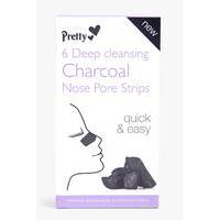 Charcoal Nose Strips 6 Pack - clear