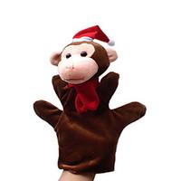 christmas monkey large sized hand puppets toys