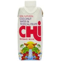 Chi 100% Pure Coconut Water & Tropical Fruits (330ml x 12)
