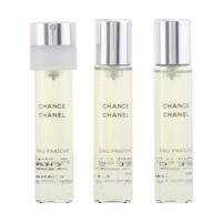 chanel chance eau frache twist spray eau de toilette 3 x 20ml