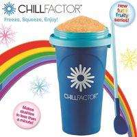 chillfactor squeeze cup slushy maker tutti fruity blue