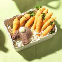 Chocolate Bunny and Carrots