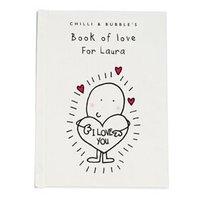 Chilli & Bubble\'s Personalised Book of Love - For Her