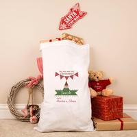 Christmas Elves Pillowcase Sack