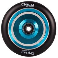 chilli pro coast 110mm hollow core scooter wheel wbearings blackblue