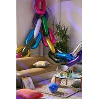 Chain Link Party Balloon, BLUE