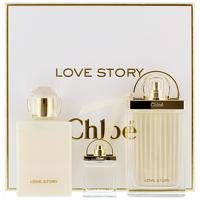 chloe love story eau de parfum 75ml body lotion 100ml and eau de parfu ...