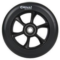 chilli pro turbo 110mm scooter wheel wbearings blackblack