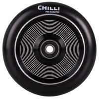 Chilli Pro Thunder 110mm Hollow Core Scooter Wheel w/Bearings - Black/Black