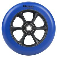 Chilli Pro Turbo 110mm Scooter Wheel w/Bearings - Blue/Black