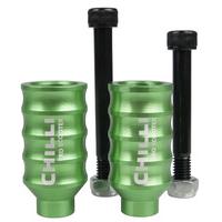 Chilli Pro Wave Scooter Pegs - Green