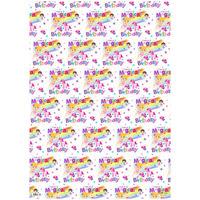 childrens female gift wrapping paper