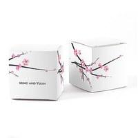 Cherry Blossom Cube Favour Box Wrap