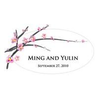 Cherry Blossom Small PVC Sticker