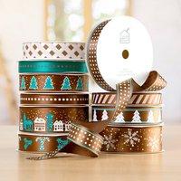 Chocolate Box Christmas Ribbon 10 x 3 Metres 372098
