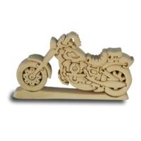 Chopper Motorbike Handcrafted Wooden Puzzle