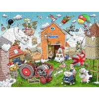 Christmas at Chaos Farm 1000 Piece Jigsaw Puzzle