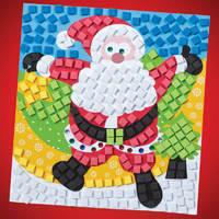 Christmas Santa Mosaic