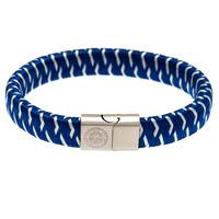 Chelsea F.c. Woven Bracelet Official Merchandise