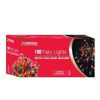 Christmas Workshop 100 Shadeless Colour Fairy Lights Box