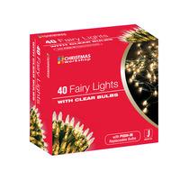 Christmas Workshop 40 Shadeless Clear Fairy Lights Box