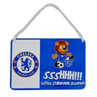 Chelsea F.c. Bedroom Sign Mascot Official Merchandise