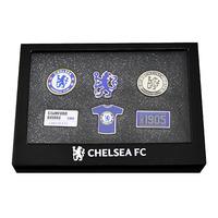 Chelsea F.c. 6 Piece Badge Set Official Merchandise