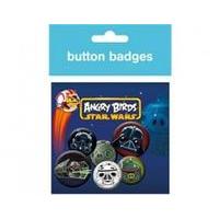 childrens badge pack featuring the angry birds star wars empire pigs