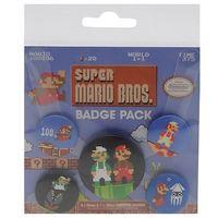 Children\'s Badge Pack Featuring Super Mario And Friends From The Nintendo