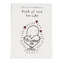 chilli bubbles personalised book of love for him